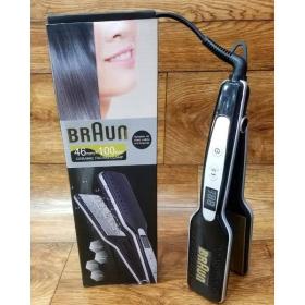 مكواة فرد الشعر بالبخار بلوحة سيراميك من براون   BRAUNE Lisseur a Vapeur Plaque Ceramique Pro