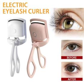 أداة تجعيد الرموش الكهربائية المحمولة مع ملاقط حرارية   Recourbe-cils électrique portable avec un pince d'epilation thermique