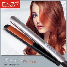 مكواة فرد الشعر السيراميكية بالكيراتين | انزو بروفيشنال  Lisseur Cheveux en Ceramique Keratin Protect | ENZO PROFESSIONAL